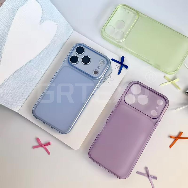 Custodia Ultra Sottile Trasparente in Silicone per iPhone 17 Pro 17 Air 17 pro Max 17Plus Ultra Sottile Opaca in TPU Morbida Cover Trasparente