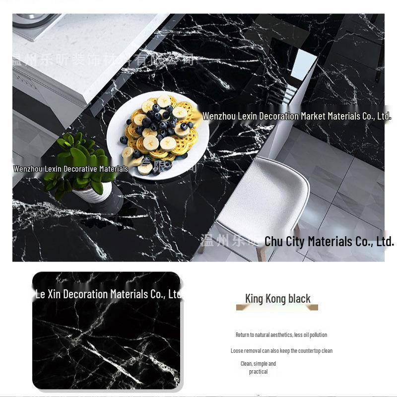 High-Temperature Resistant, Waterproof, Oil- and Moisture-Proof Kitchen Wall Stickers - Self-Adhesive Aluminum Foil for Cabinets and Stoves