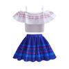 Cross-border Summer Children's Swimsuit Cos Magic Full House Encanto Girls One Shoulder Swimsuit Two-piece Set