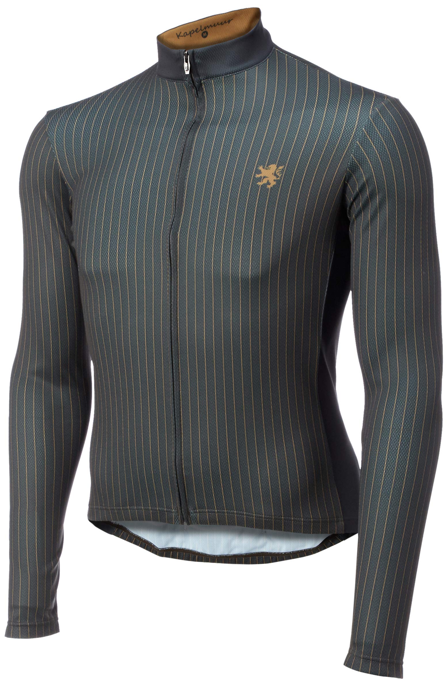 

Kapelmuur Велосипедная кофта с длинным рукавом, двойного размера, от японского размера XS до японского размера, полосатая, оливковая, kpls072, мужская/женская, (эквивалент XS) оливковый