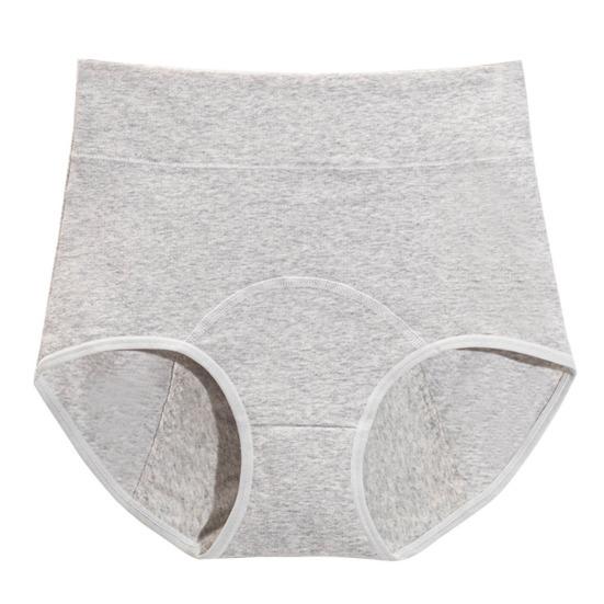 Frauen Höschen Einfarbig Plus Größe Weichen Hintern-angehoben Hohe Taille Nahtlose Elastische Periode