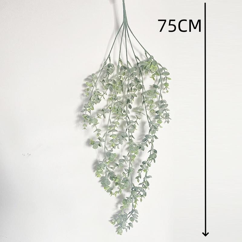 

Зеленые висячие искусственные растения эвкалипта, листья виноградной лозы, домашний декор для сада, искусственные растения, трава, Свадебная вечеринка, декор для стен зелёный