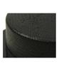 Black Flat Long Panama Hat