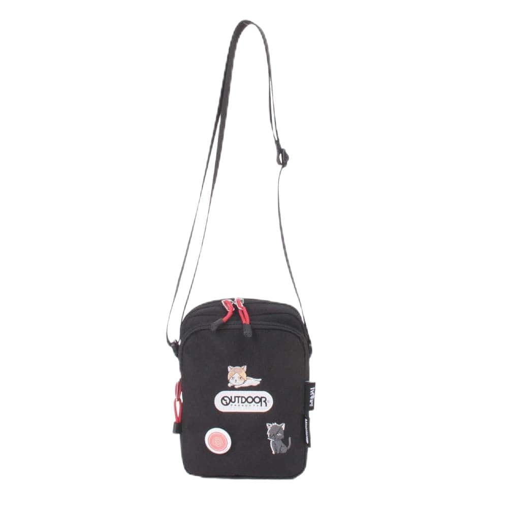 [Outdoor Products] Haikyuu Collaboration Shoulder Bag ODHQ01 [10] Nekoma High School (Black)