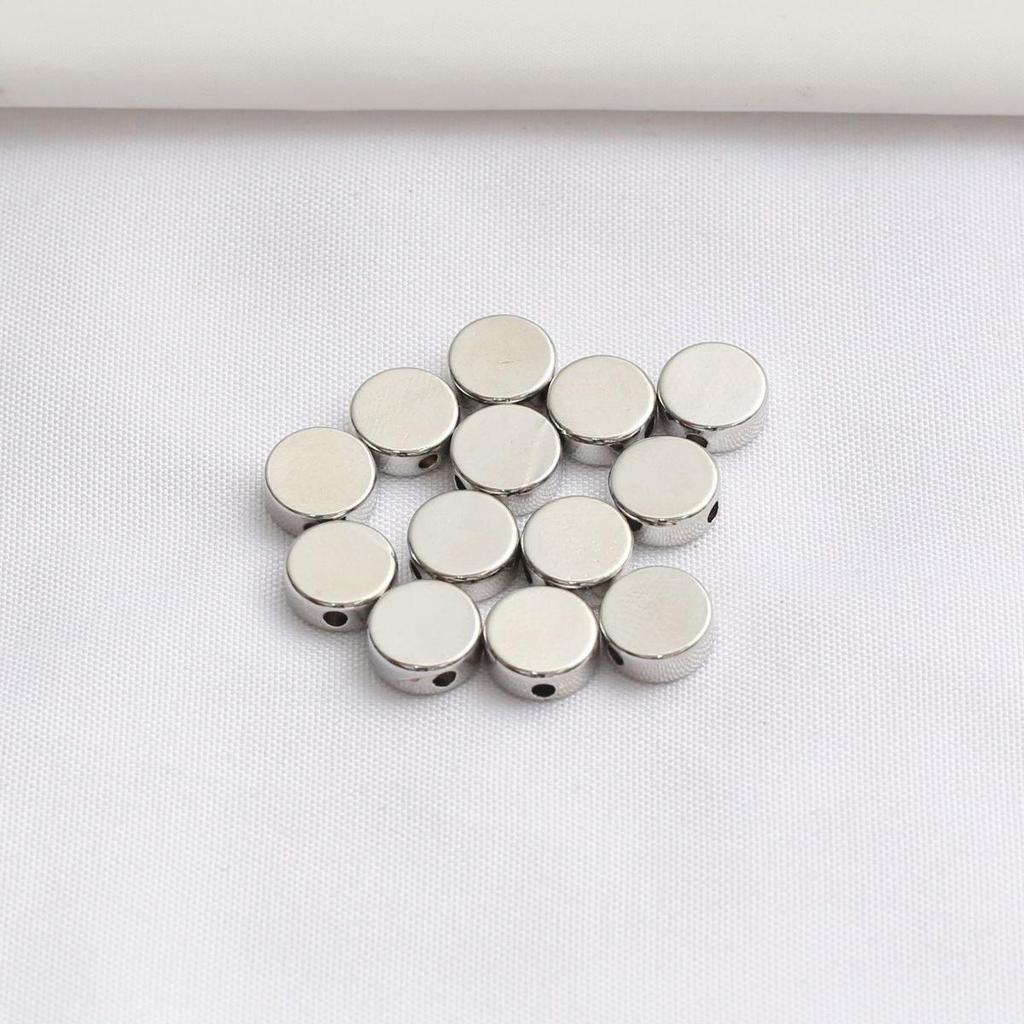 14k Gold-Filled Spacer Beads: Smooth Surface, Color-Preserving, Small Loose Beads for DIY Bracelet Jewelry & Handmade Beading.