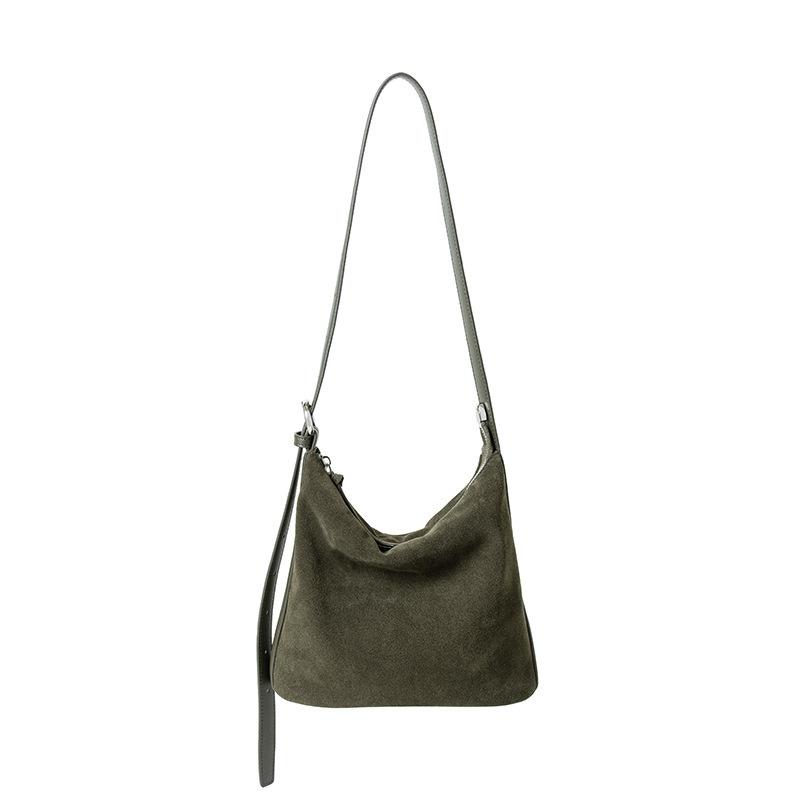 

Single-shoulder Bag, Elegant and Light Luxury Crossbody Bag, Niche Design Sense, Versatile Bucket Bag армия зеленый