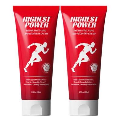 Heist Power Premium Relaxing and Recovery Cream 200ml, 2 Units