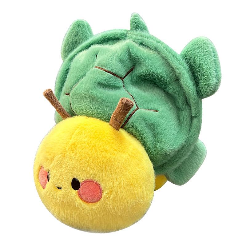 2024 new fox friends flip series plush doll turned into fox doll shark bee turtle honey for friends