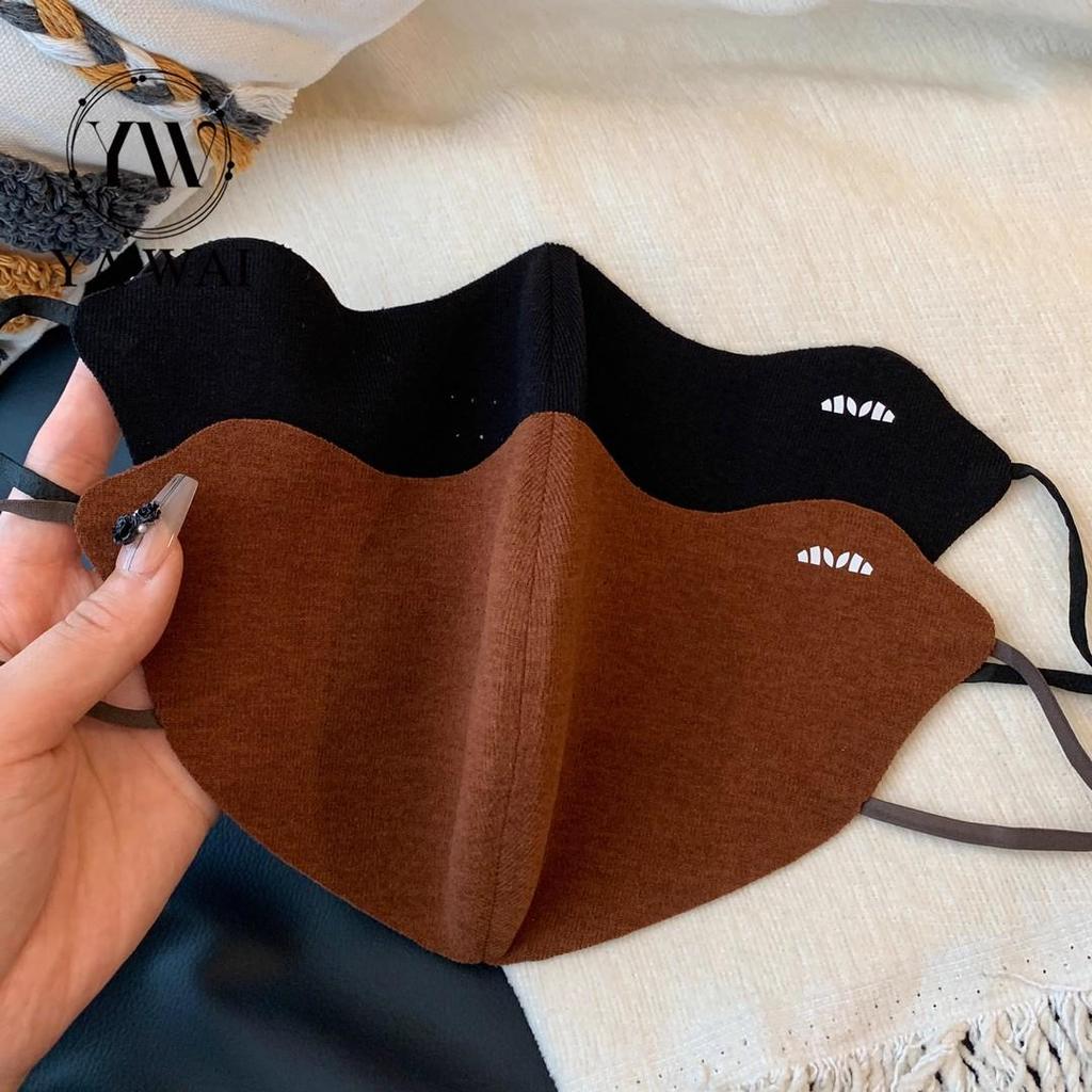 3D Seamless Women's Warm Mask - Thick, Windproof, Coldproof for Autumn and Winter