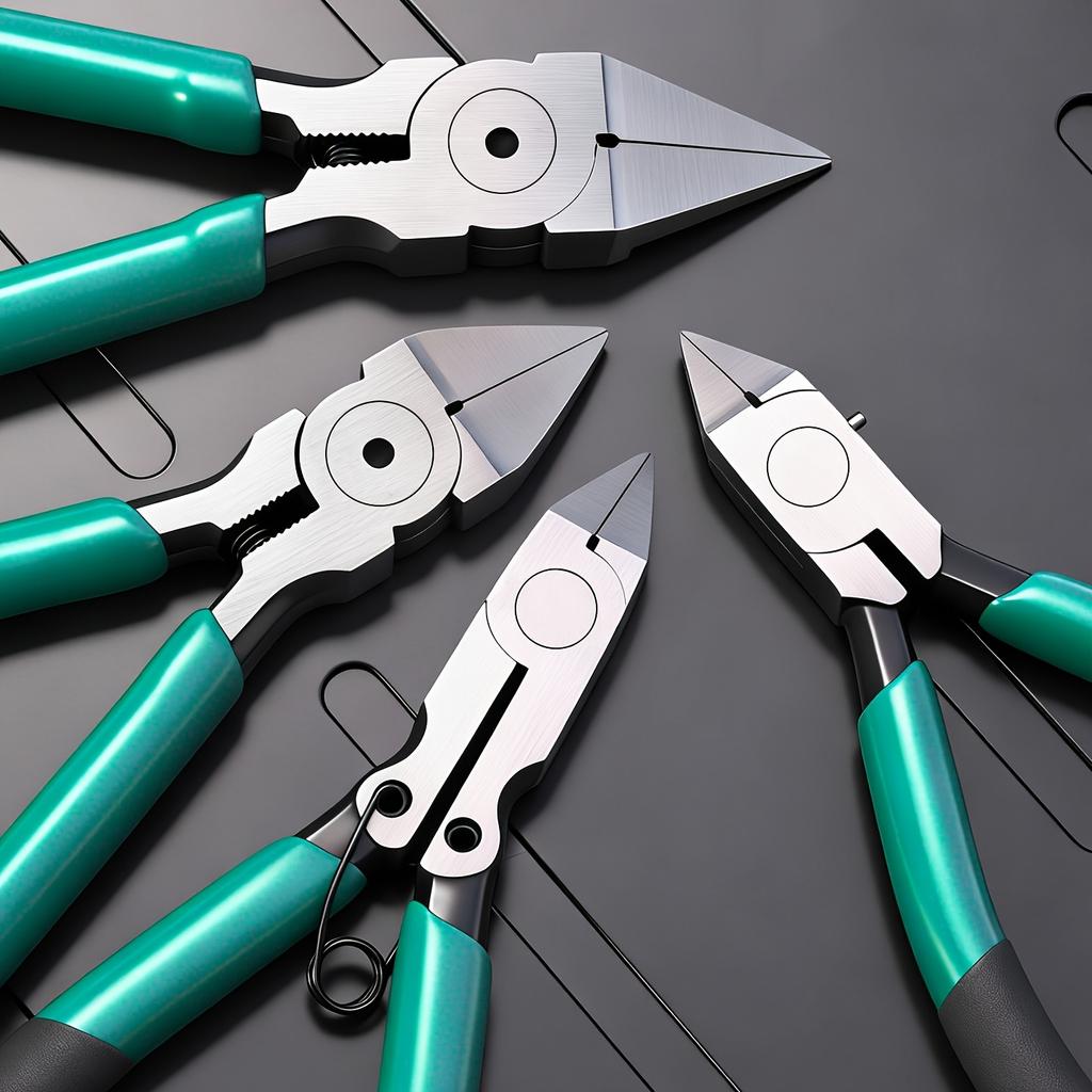 Industrial Wire Cutting Tool with Tapered Tip Design Side Cutter Clippers for Delicate Electrical Installations Pliers Cutter