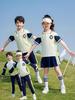 First Grade Primary School Sports Set: Summer Campus Uniform, Four-Piece