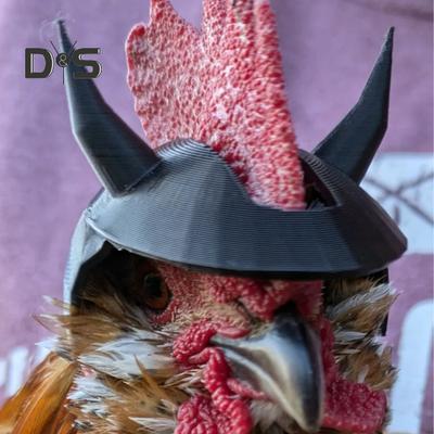 Chicken Helmet Hens Safety Hat with Adjustable Elastic Strap Mini Parrot Helmet Costume Accessories for Rooster Duck Parakeet Poultry
