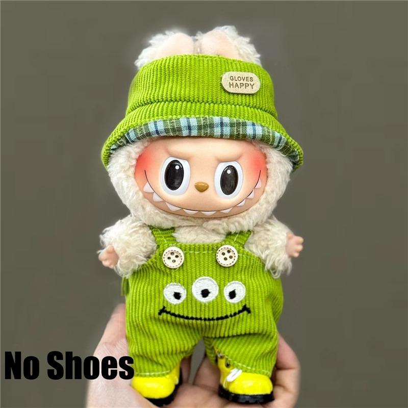 15 17cm For Labubu Doll Disney Goofy Winnie Mickey Minnie Mouse Outfit Clothes Plush Stitch Tigger Cosplay Clothing Accessories