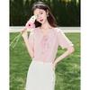 Blusa Elegante da Donna a Maniche Corte