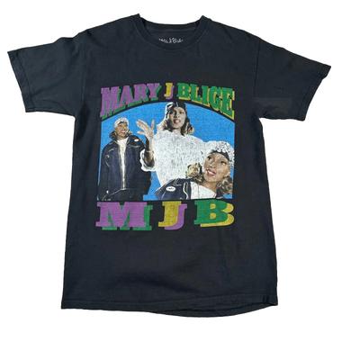 Mary J Blige Shirt Men's Size Medium Black Rap Tee Album Cover Concert Tour