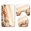 3 Piece Set Beach Shells Floor Mat Door Mat Bathroom Carpet Bathroom Carpets Toilet Seat Cover Floor Mat Bathroom Decor