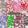 10Mm Fruit Christmas Soft Pottery Sliced Diy Jewelry Bracelet Necklace Perforated Beads Handmade Loose Beads