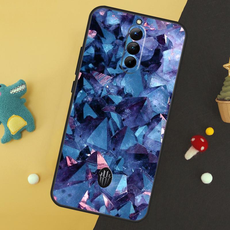 Crystal Diamond Pattern Phone Case For ZTE Nubia Red Magic 9 8 8S Pro Plus 5S 6R 5G 6 7 6S 7S Pro Protective Cover