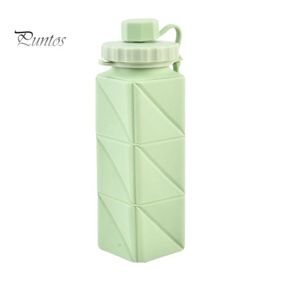 

Складная силиконовая бутылка для воды 610 мл, герметичная складная бутылка для воды для путешествий, кемпинга, походов, спорта на открытом воздухе, без BPA, портативная многоразовая чашка для воды