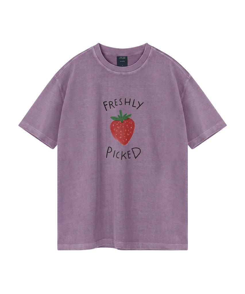 WILDROCK Freshly Picked Pigment Oversized Short Sleeve T-Shirt (Cropped) (Type B)