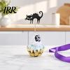 Halloween Dessert Decoration 8 Pcs Cat Cupcake Topper, Black Cake Cute Kitten Topper for Creamy Desserts Food Pick Baby Shower Birthday Wedding Party