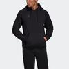 adidas Sweatshirts Men's Black Hooded Moderate Regular DY5821