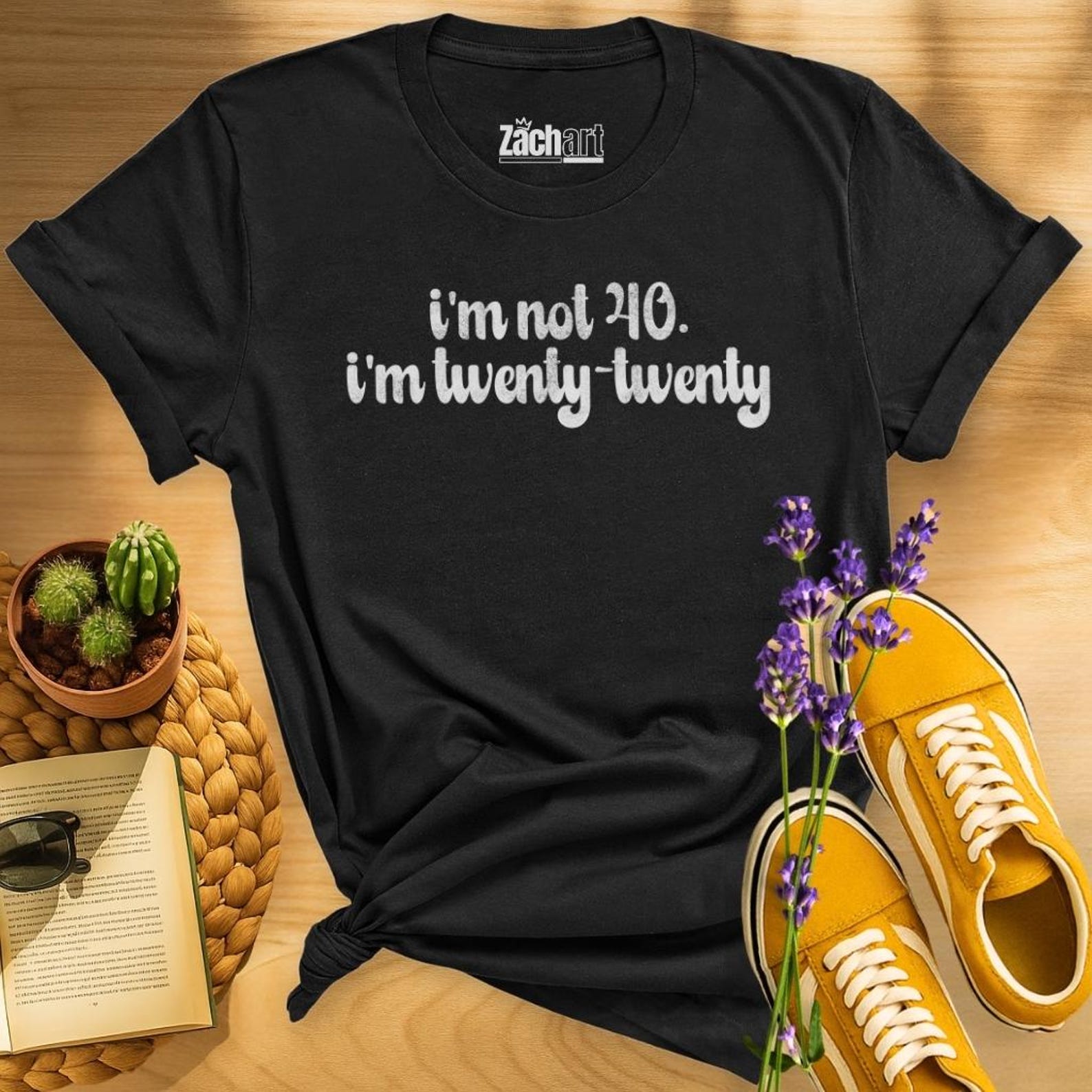 I m Not 40 I m Twenty Twenty Shirt, Funny 40th Birthday Gift, Turning 40 Joke Tee, 40th Birthday Humor Shirt, Forty AF Gift Idea 3XL
