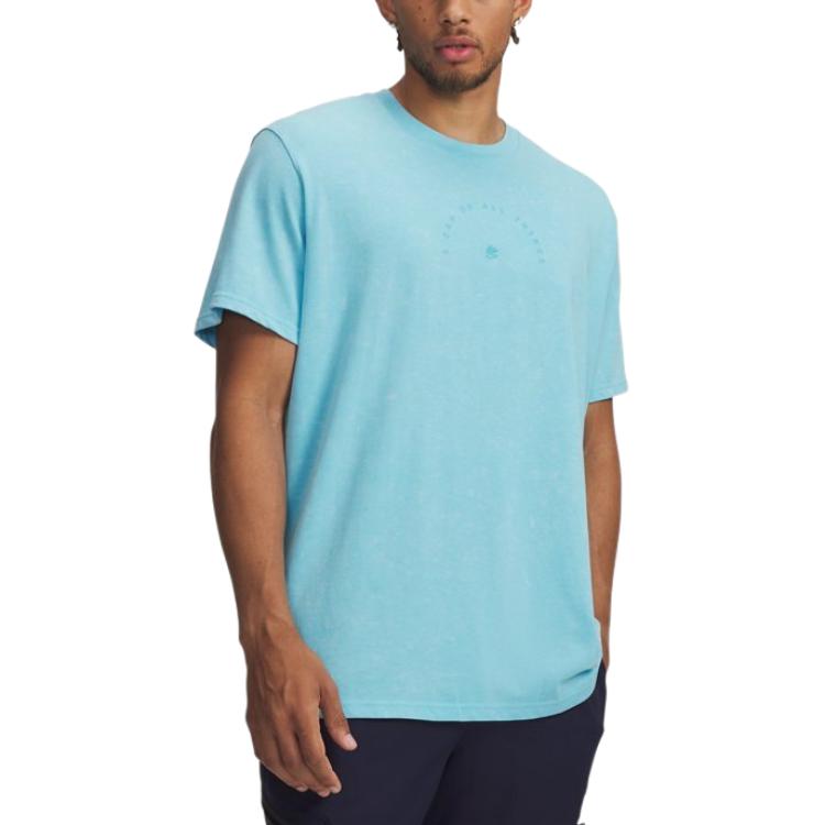 

Under Armour ICDAT Моющаяся Легкая Удобная Дышащая Тренировочная Фитнес Футболка с Коротким Рукавом Мужские Топы 6009782-481 S