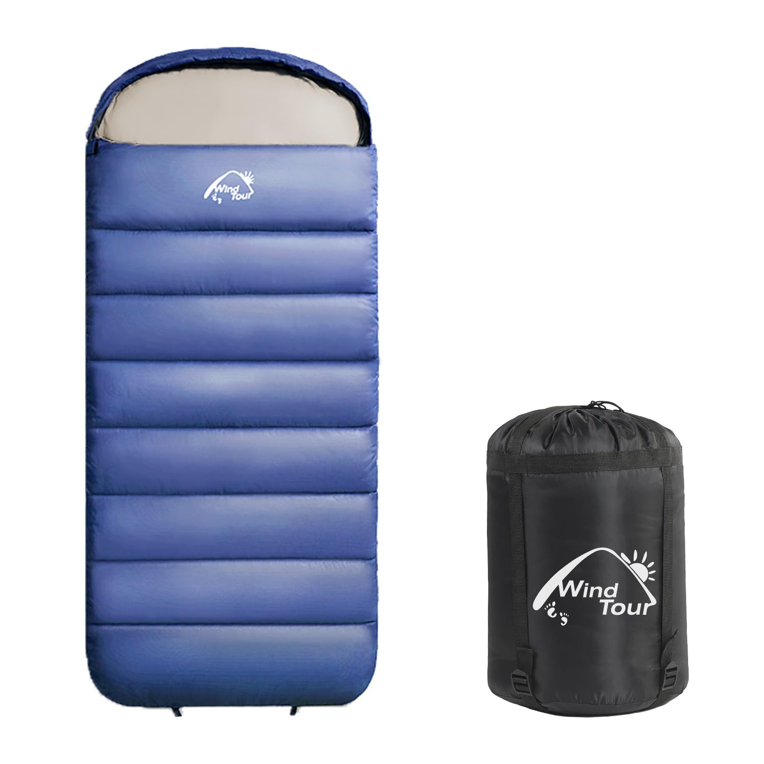 

sleeping bag for outdoor mountain disaster with storage bag Envelope-style camping, use, compact, warm, waterproof, climbing, prevention, (blue - 1.6