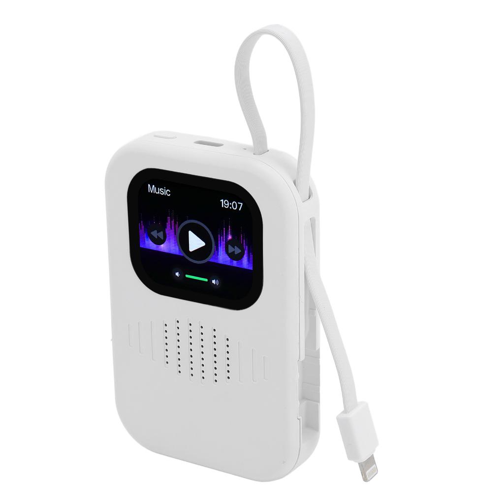2 Inch Touch Screen Bluetooth Speaker 8000mAh Battery Fast Charging Support Music Playback Portable