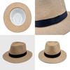 Classic Straw Sun Hat With Wide Brim For Summer Outdoor Sunshade And Travel