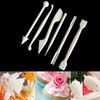 6 Stück Fondant Kuchen Modellier Handwerk Dekorieren Blume Knete Sugarcraft Werkzeug Set