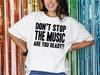 Dont Stop the Music T-shirt Gepersonaliseerd Verkleedfeest Weekend Rhianna 00s
