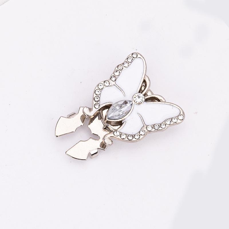 Botões de Punho e Botões de Colarinho Decorativos com Strass Coloridos