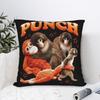 Pillow Case Sad Monkey Punch Soft Pillow Cover For Office Car Home Decor Funny Pillowcases