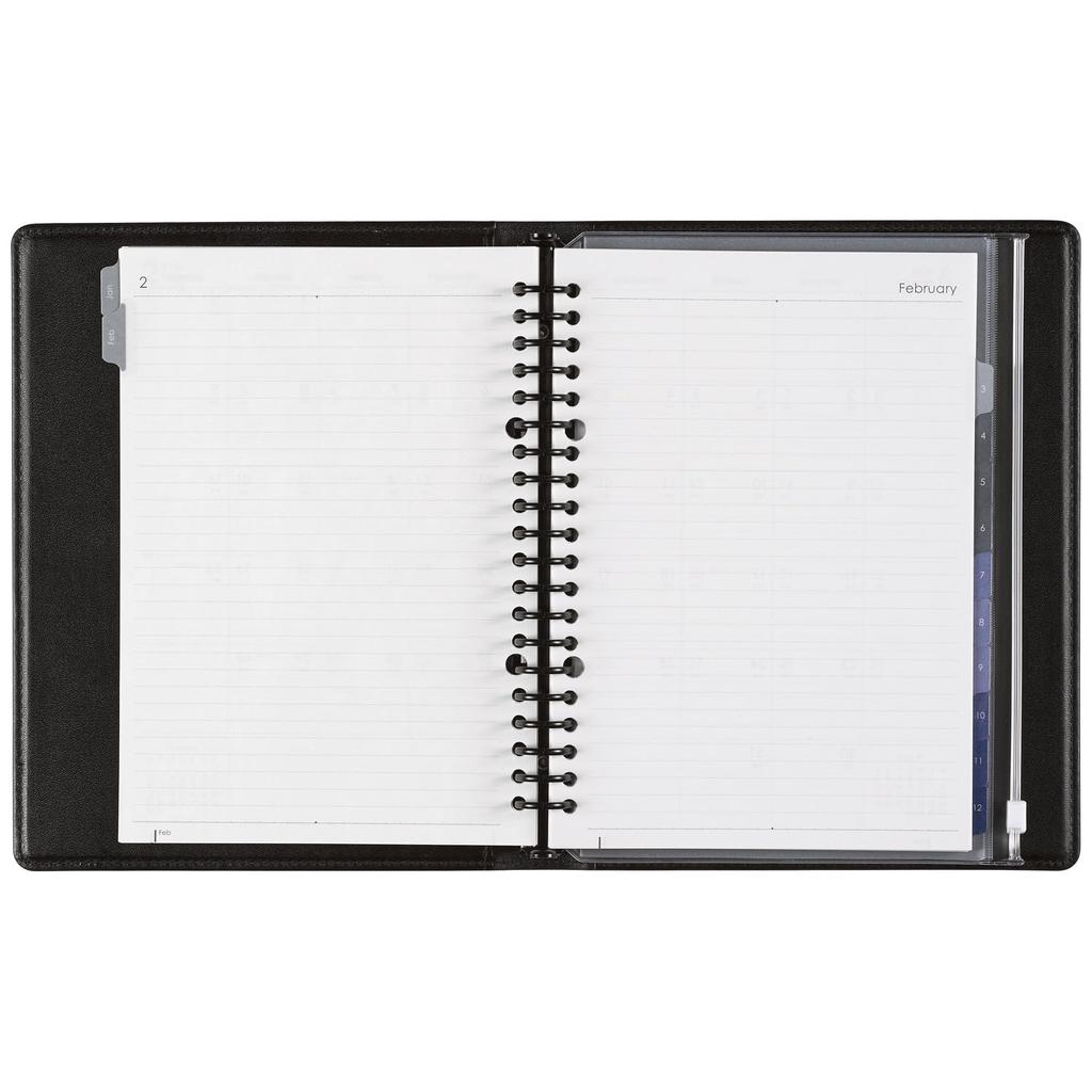 Maruman 2025 Planner, Jiulis Monthly, 20-Hole, A5, Blue, FD290-25-02, Starts January 2025