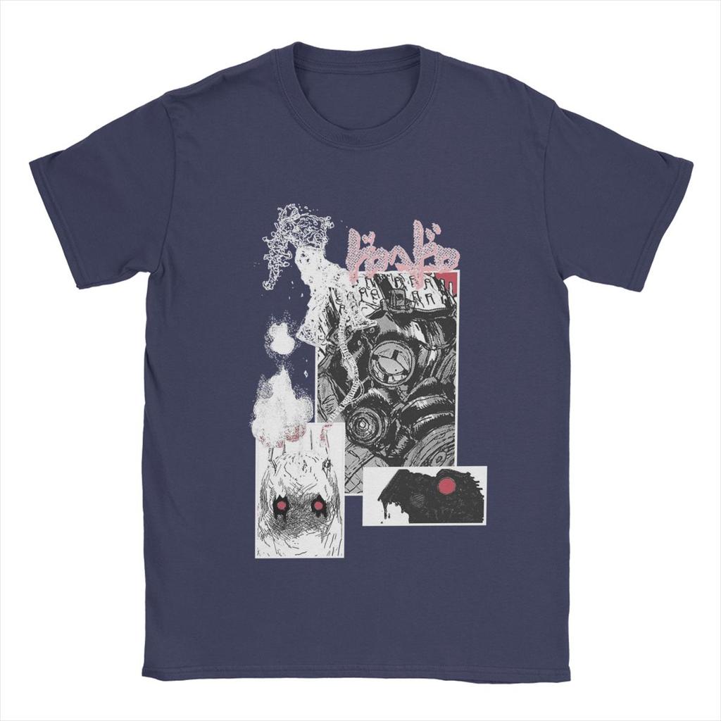 Dorohedoro Hindernisse T-Shirts Herren Anime Genial 100% Baumwoll-Tees Rundhals Kurzarm T-Shirt Geschenkidee Kleidung