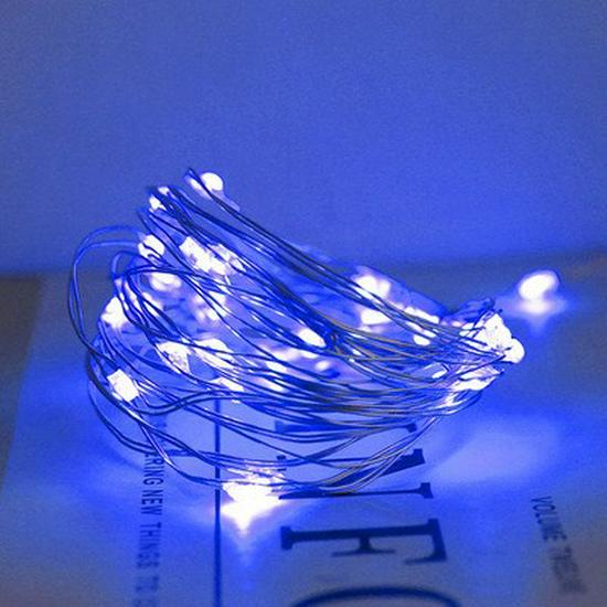 Outdoor Solar Copper Wire String Lights for Festivals and Parks