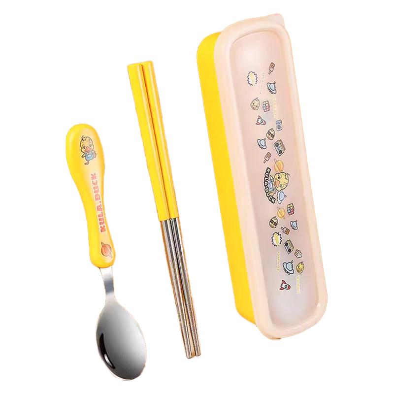 Portable Stainless Steel Cutlery Set - 3-Piece Pack of 3