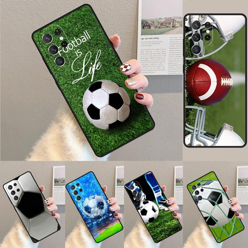 Fantasy Football Stadion Handyhülle für Samsung Galaxy note 10 pro S26 Ultra S23 S24 FE S25 S21 S22 PLUS stoßfeste Hülle