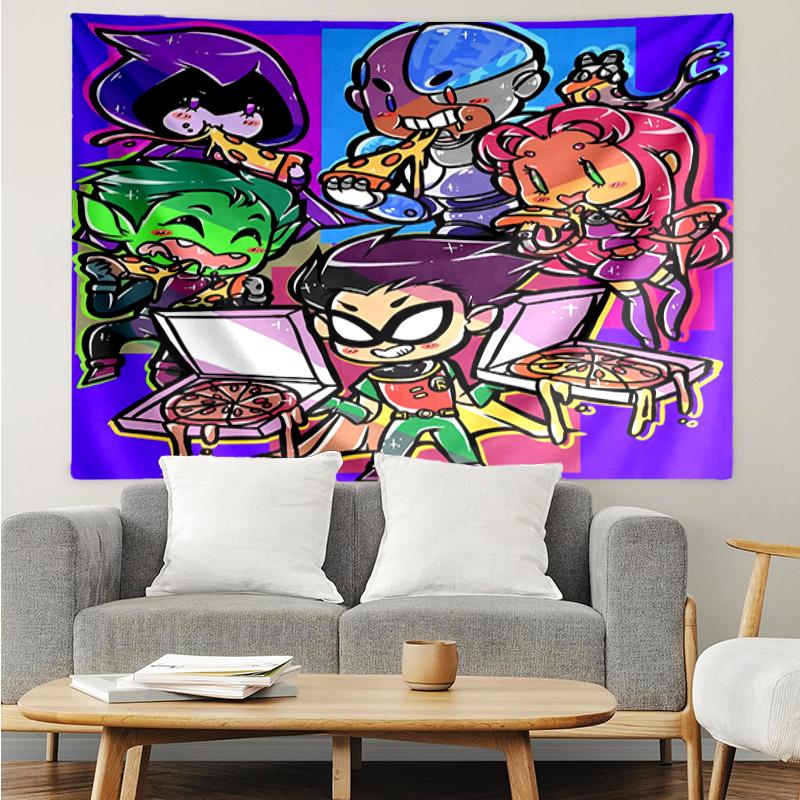 1PC Pink Teen Power  Tapestry Accessories Playroom Tapestry, for Bedroom,Livingroom, Dormitory Room Wall Decor Fan Birthday Gifts