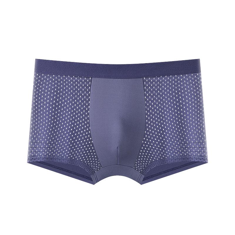 Men's Fashion Ice Silk Mesh Breathable Boxer Briefs - Summer Underwear