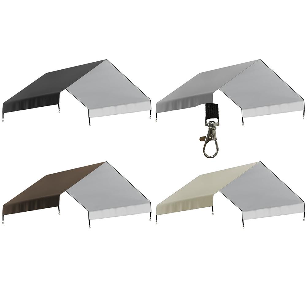PE Covered Chicken Roof for Outdoor Enclosures 20x15x5cm Oxford Fabric Build