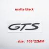 1Pc Car Rear S 4 GTS Letter Emblem Tail Door Trunk Sticker Styling Logo Badge For Panamera Macan Taycan 911 718
