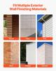 House Wrap, 2740 X 22860 Mm, 0.13 Mm Thick Vapor Barrier, Heavy Duty Plastic Sheeting for Tear-resistant, Drop Cloth Vapor Barrier Covering for