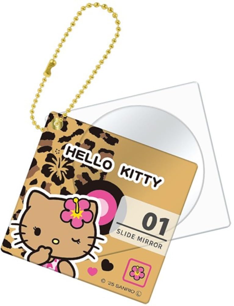 Crux Sanrio Hello Kitty Зеркало-слайдер в форме диска, Suntan 133488