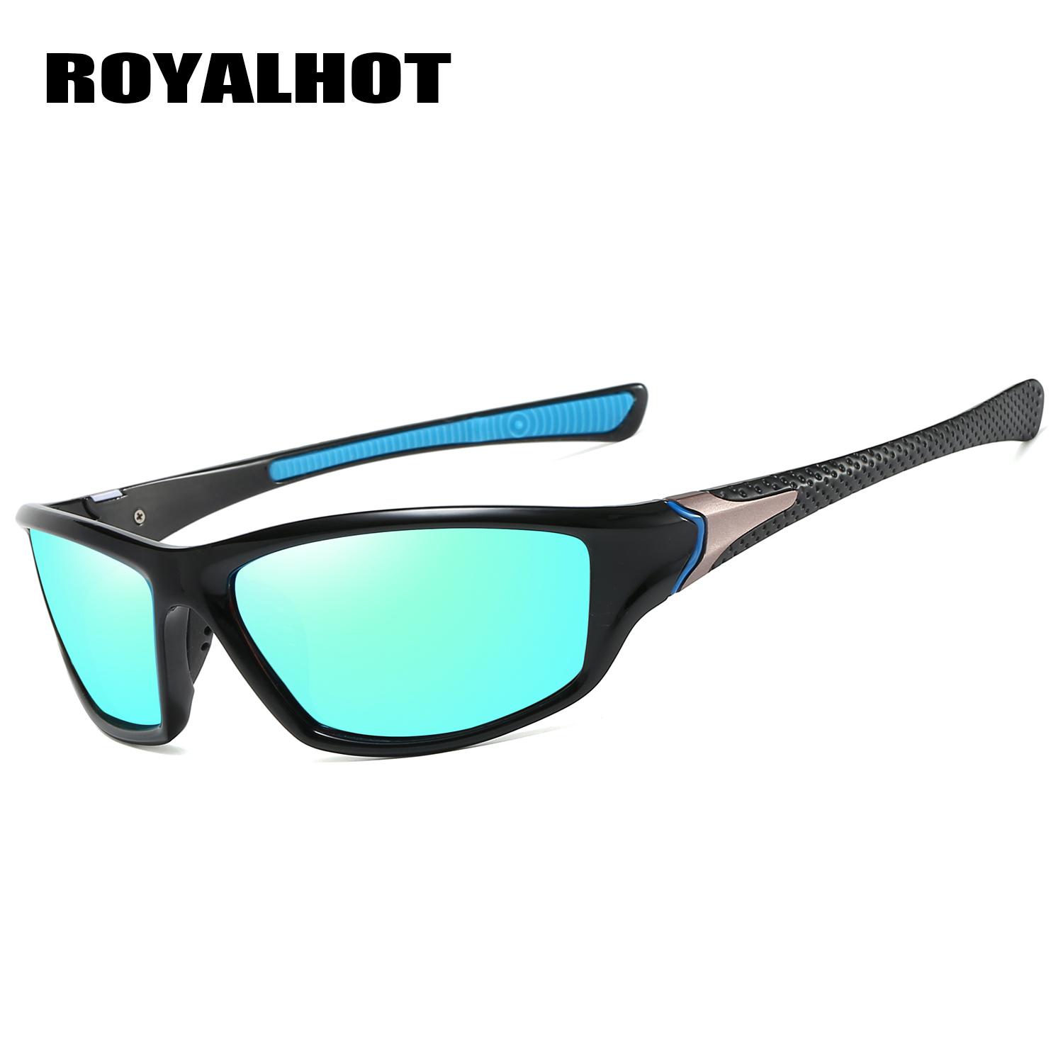 RoyalHot унисекс поляризационные крутые спортивные солнцезащитные очки винтажные солнцезащитные очки ретро очки оттенки, UV400