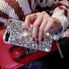 Bling Jeweled Diamond Pendant Case für Samsung Z Flip 4 Z Fold 4 S23 S22 S21 Ultra A13 A23 A33 A53 A12 A22 A32 A52/iPhone 14 13 12 11/Redmi 10 9 9A 9