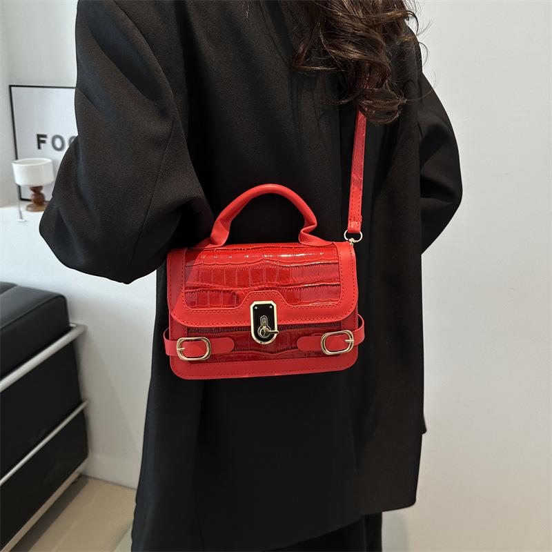 Spring 2024 Korean Style Stone Pattern Handbag - Trendy Women's Shoulder Bag
