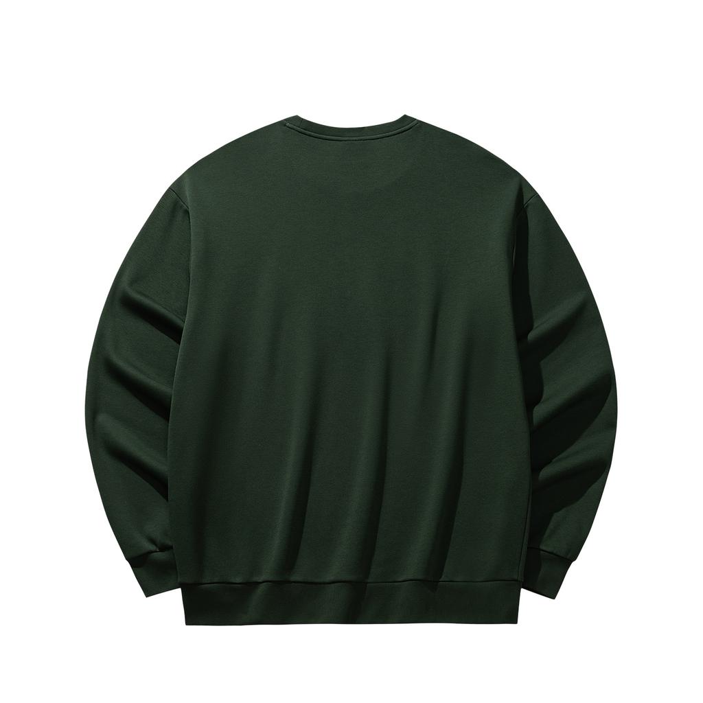 Anta Zero Mens Pullover Sweatshirt Spring 2026 Men Tops Celestial-Green 952618708-4